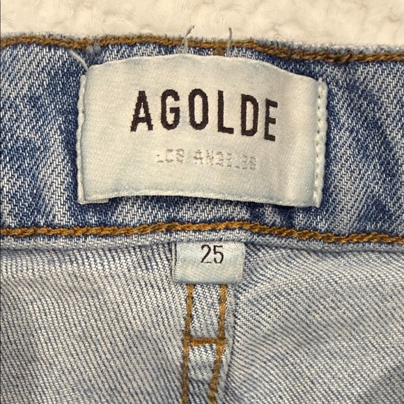 Agolde High Rise Distressed Jeans - Picture 2 of 6